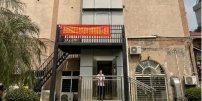 东莞寮步首部既有住宅增设电梯投入使用